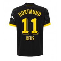 Camiseta Borussia Dortmund Marco Reus #11 Visitante Equipación para mujer 2023-24 manga corta